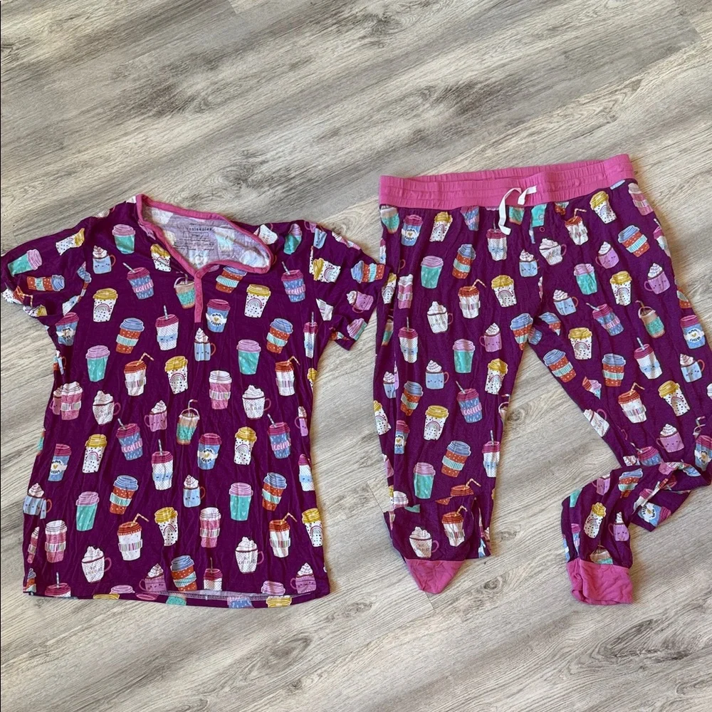 Women’s Little Sleepies Coffee Pajamas - Picture 1 of 5